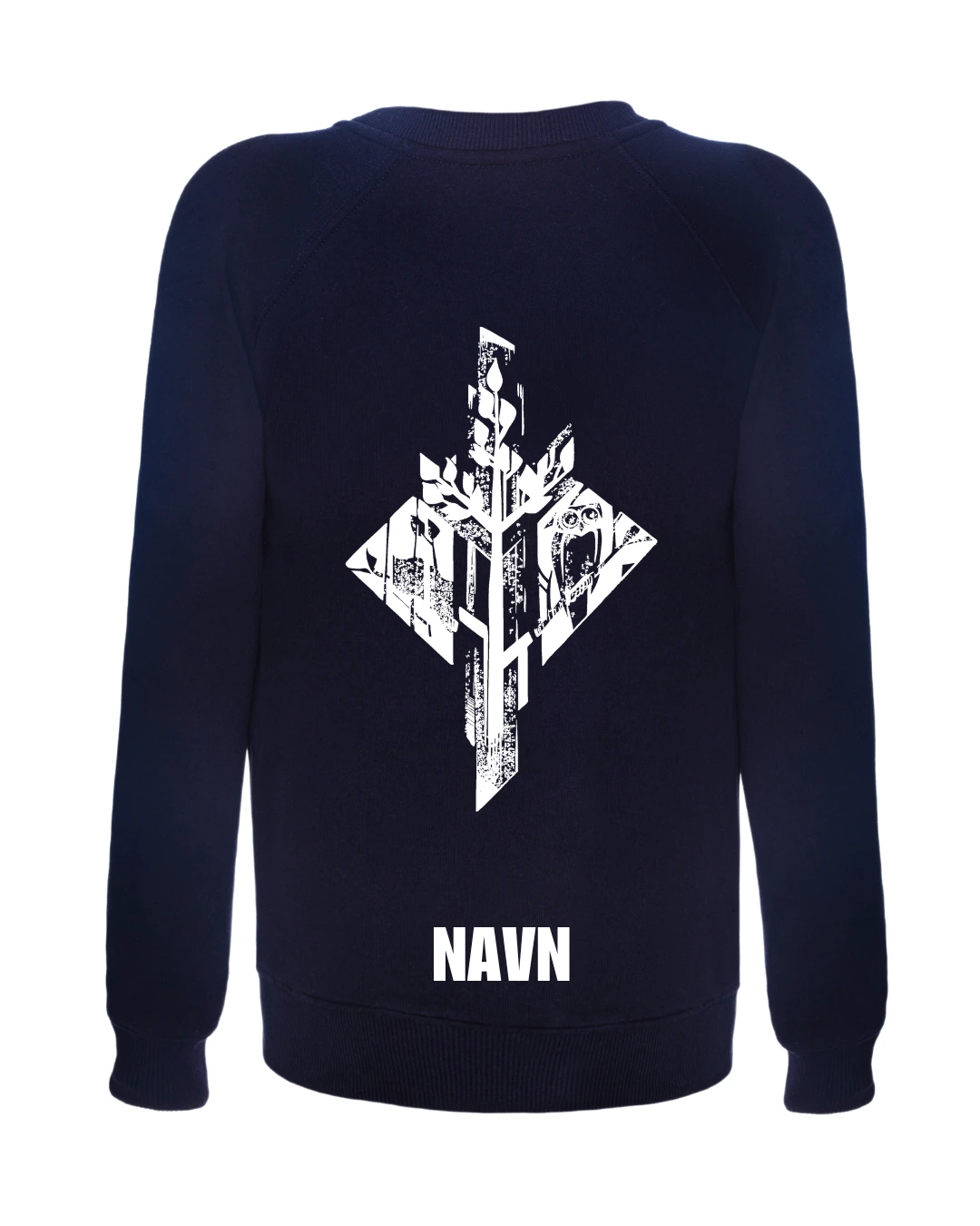 Crewneck marine bak navn (2) kg